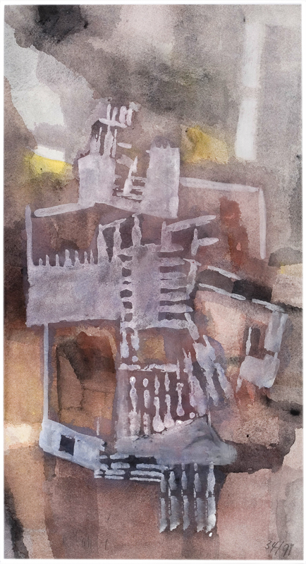  Ohne Titel, 1961, Aquarell 